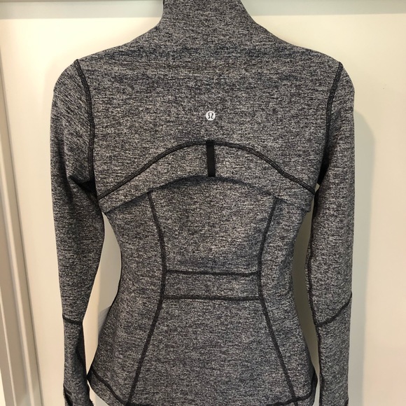 LULULEMON DEFINE JACKET HEATHERED BLACK SIZE 6 (AU 10) - Picture 8 of 12
